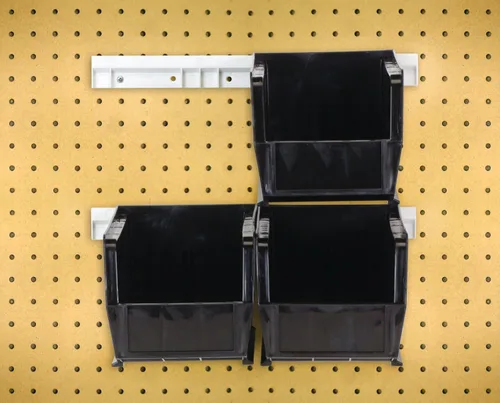 Miniatura 5 de Quantum Storage QUS230 - Contenedores apilables de plástico resistentes para taller, almacén y garaje, ultra apilables y colgantes, 10-7/8 pulgadas