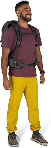 Miniatura 11 de Osprey Talon 26L Mochila de senderismo ligera para hombre - Mochila de día para viajes y campamento, negro/gris carbón