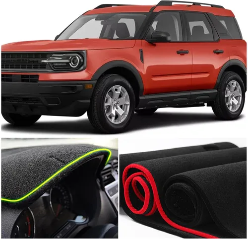 Miniatura 4 de Cubierta de tapete para salpicadero, consola central interior personalizada compatible con Ford Bronco Sport SUV 2021, 2022, 2023, accesorios