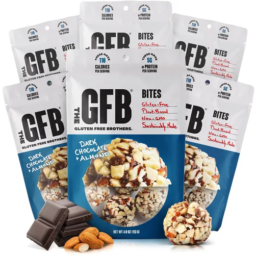 Miniatura 14 de The GFB Bocados de proteína de chocolate negro y coco - Sin gluten, a base de plantas, sin OMG, hechos de manera sostenible – Ridículamente