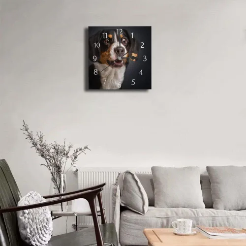 Miniatura 7 de Reloj de pared personalizado, 9.8 in redondo, texto fotográfico, electrónico silencioso, se adapta a la sala de estar, cocina, baño, decoración