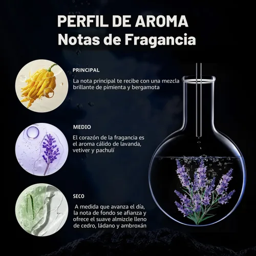 Miniatura 5 de Perfume hipnótico para hombres, eau de toilette para hombres, (Philo_mone) fragancia fresca, cálida, única y rica 50 ml/1.7 fl oz, spray