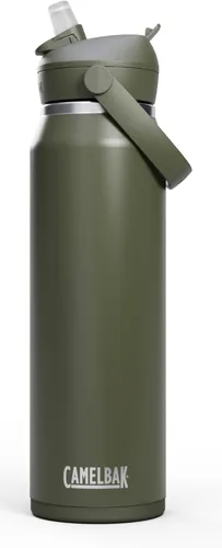 Miniatura 29 de CamelBak - Thrive - Botella de agua con tapa y pajilla, 20 onzas - Aislante de acero inoxidable, color negro