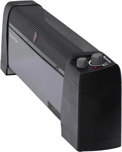 Miniatura 8 de Comfort Zone Calentador de zócalo de convección de 1500 W con termostato integrado, protección contra sobrecalentamiento y vuelco, extremos a prueba