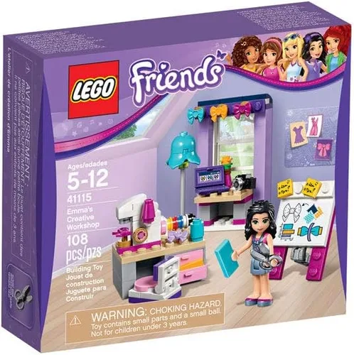 LEGO Kit de taller creativo de Friends Emma (108 piezas)