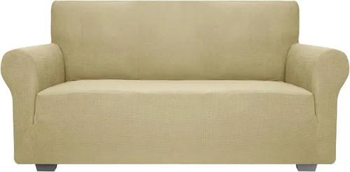 Miniatura 50 de JIVINER - Fundas de sofá de alta elasticidad para sofá de 3 cojines, funda de sofá extra grande de 1 pieza con parte inferior elástica