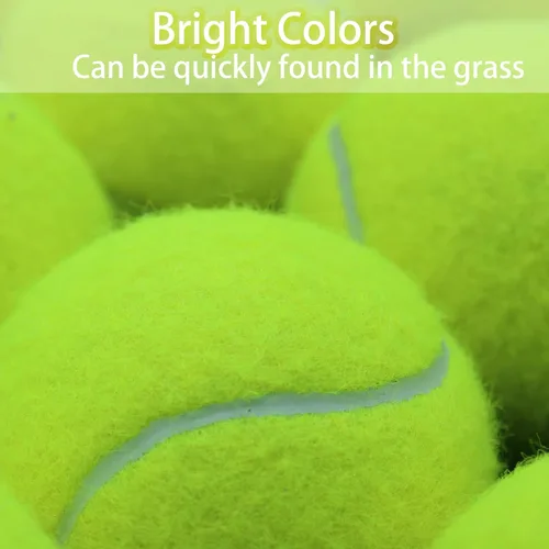 Miniatura 3 de SHYUJAJIE Pelotas de tenis, paquete de 40 pelotas de entrenamiento de tenis, pelotas de tenis de alta elasticidad para principiantes, pelotas