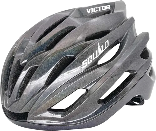 SQUALO Victor - Casco de bicicleta para hombres y mujeres, casco de bicicleta con esfera de ajuste unisex para adultos, casco de ciclismo para