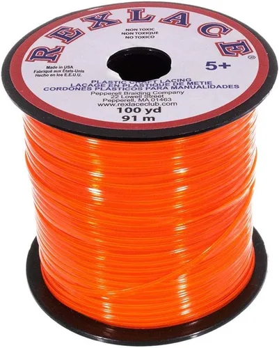 Miniatura 5 de Craft County Rexlace Plastic Craft Lace - Encaje para manualidades, 3/32 pulgadas (verde manzana)