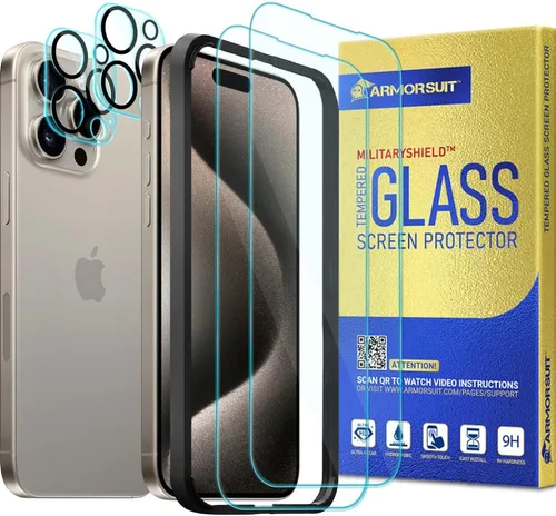 Miniatura 27 de ArmorSuit [Paquete de 2+2] para Google Pixel 6 [6.4 pulgadas] Protector de pantalla de vidrio templado + protector de lente de cámara compatible