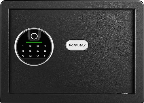 Miniatura 6 de Caja de seguridad biométrica para el hogar, caja de seguridad con cerradura biométrica para armas, caja de dinero para joyería, arma de fuego