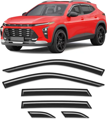 Miniatura 17 de Protectores de lluvia aptos para Dodge Ram 1500 2009-2024, Ram 2500 y 3500 2010-2025, deflectores de lluvia extragruesos para ventana, viseras