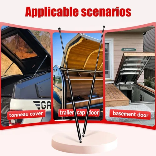Miniatura 6 de ML27-50 28 pulgadas 50 libras/222 N, amortiguadores de resorte de gas para cubierta de barco, cama de caravana, almacenamiento, caja de herramientas