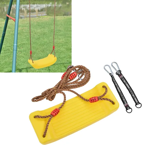 Miniatura 2 de Columpio de árbol, juego de columpios al aire libre para niños, asiento con cuerda antideslizante resistente al desgaste, columpios colgantes