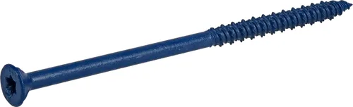 Miniatura 7 de Power Pro Anclajes de tornillo de hormigón de cabeza plana blancos (1/4" x 1-1/4") - 100 piezas