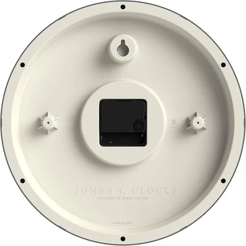Miniatura 5 de JONES CLOCKS® Reloj de pared Hackney Reloj clásico de números romanos 12 pulgadas Verde Diseño tradicional para cocinas, pasillos o espacios
