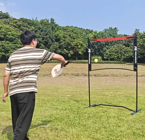 Miniatura 7 de Hoverphenix 10FT Mini Pickleball Net, 4FT Adjustable Height Dink Training Rebounder Net with Paddles Set of 2, Pickleballs and Carry Bag for Outdoor