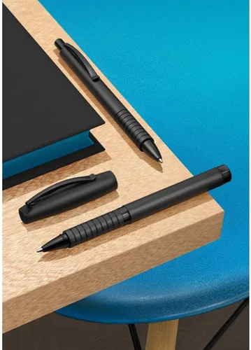 Miniatura 5 de Faber-Castell Essentio - Bolígrafo de punta redonda (aluminio), color negro