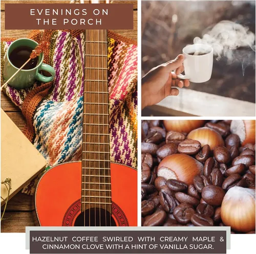 Miniatura 3 de A Cheerful Giver - Tarro de vidrio perfumado Evenings On The Porch Baby (6 onzas) con tapa y fragancia fiel a la vida, fabricada en Estados Unidos