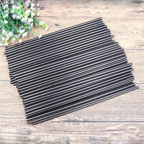 Miniatura 3 de Healeved 200 popotes de plástico de boca ancha para fiestas, pajitas de batidos, de grado alimenticio