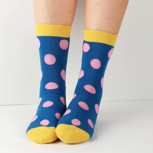 Miniatura 5 de COTTON DAY Caja de regalo de 7 días de la semana, calcetines cortos para niños y niñas, diseño de animales, flores, estrellas y puntos