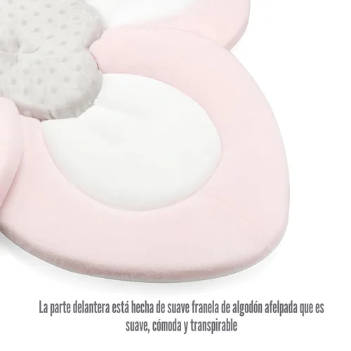 Miniatura 5 de PandaEar Almohadilla de baño para bebé recién nacido, pétalos de flores suaves para fregadero, bañera, regalo esencial de ducha (rosa)