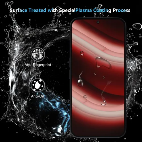 Miniatura 5 de Paquete de 3+2 protectores de pantalla de vidrio templado para teléfono (2a) / (2a) Plus con protector de lente de cámara, dureza 9H, película