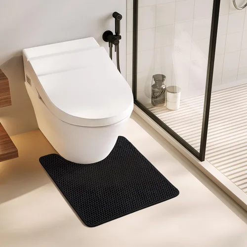 Miniatura 131 de TYUU Alfombras de Baño Antideslizantes Lavables, Tapete de Baño Súper Absorbente Delgado de Pila Baja para Secar Rápido, Alfombra de Baño Pequeña