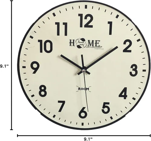 Miniatura 2 de Uniware - Reloj de pared silencioso sin tictac de diseño moderno conciso para decoración de sala de estar, oficina, dormitorio