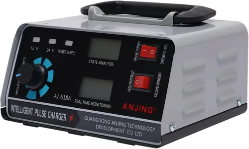 Cargador de batería de coche automático, 12V/24V 30A 400W Reparación automática de pulsos Trickle Smart para motocicletas, furgonetas y camiones