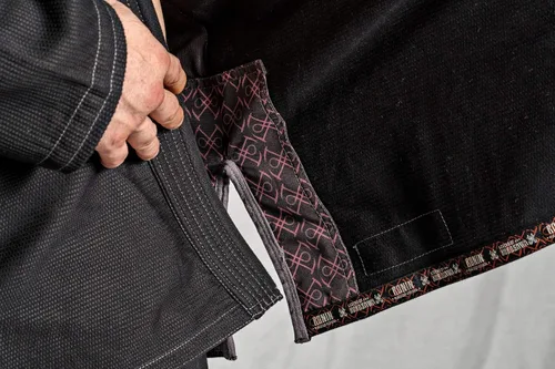Miniatura 7 de Kurosawa Jiu Jitsu BJJ Gi Uniforme de Ronin - Chaqueta y pantalones negros tradicionales