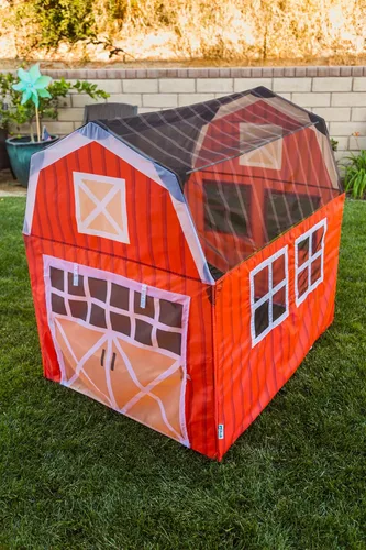 Miniatura 16 de Pacific Play Tents 60810 Barnyard Playhouse Carpa, 48 x 38 x 48 pulgadas, Multi