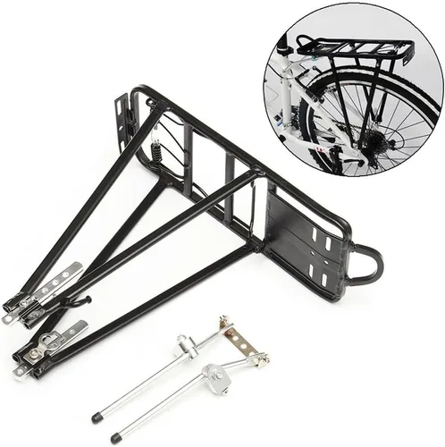 Miniatura 2 de Portaequipajes universal para bicicleta con abrazadera para marcos de 26 a 29 pulgadas