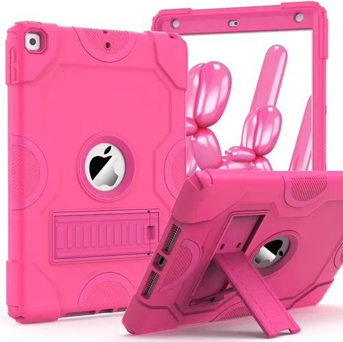Miniatura 15 de ZoneFoker - Funda para iPad de 9.ª generación, funda para iPad de 8.ª y 7.ª generación, funda para iPad de 10.2 pulgadas 2021/2020/2019, funda Negro