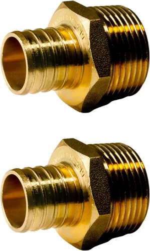 Miniatura 19 de XFITTING 1 pulgada Pex x 1 pulgada Adaptador Femenino NPT, 23-4-3=2X, 2 Piezas