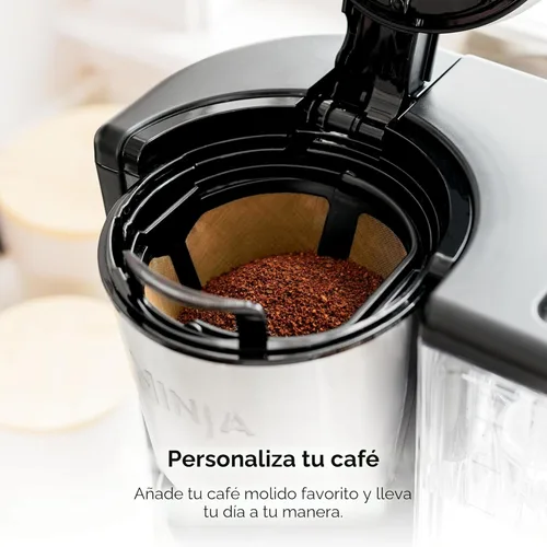 Miniatura 2 de Ninja Fresh Brew™ Cafetera de goteo Jarra de vidrio programable de 14 tazas, preparación clásica y rica, depósito de agua removible de 70 oz