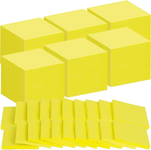 Miniatura 12 de 36 blocs de notas adhesivas de 3 x 5 pulgadas, 12 colores autoadhesivos, multicolor, bloc de notas rectangulares brillantes y coloridas