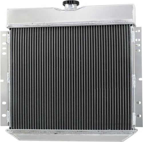 Miniatura 2 de Radiador de aluminio de 4 filas para Ford 1970-73 Maverick 1967-1970 Mustang 1971-1972 Mercury Comet 3.3L 4.1L 2.8L L6 Base de gas Grande 1968 1969