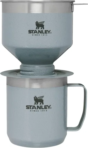 Miniatura 9 de STANLEY Perfect Brew - Juego de café para verter Taza de campamento de 12 oz con tapa incluida Cafetera de goteo con filtro reutilizable Acero