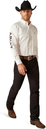 Miniatura 42 de Ariat Camisa de sarga con logotipo del equipo para hombre