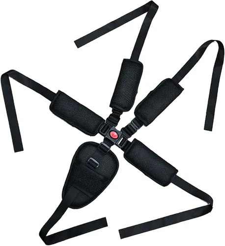 Universal 5 Point High Chairs Safety Harness Strap Belt,Adjustable Harness Seatbelt Straps
