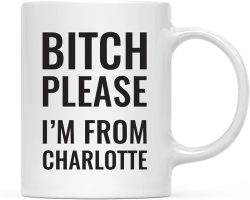 Miniatura 65 de Andaz Press Taza de café de 11 onzas, regalo de broma, Bitch Please I'm from Alabama, paquete de 1, incluye caja de regalo, divertidas ideas