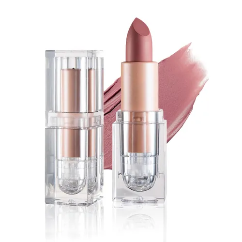 Miniatura 17 de IONSGAKO Lápiz labial mate nude aterciopelado, brillo de labios, no se decolora, no se pega a la copa, lápiz labial color nude, tinte de labios