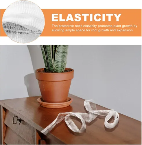 Miniatura 6 de EXCEART Cubierta de red de bonsái de uso diario, protector elástico para plantas, malla ligera y transparente para evitar pérdidas múltiples