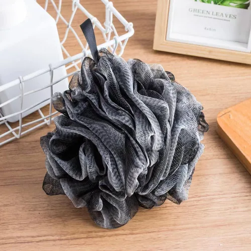 Miniatura 5 de Esponja de lufa azul oscuro para baño y ducha, accesorio de baño para el cuidado de la piel para hombres y mujeres, 50g (1 paquete)