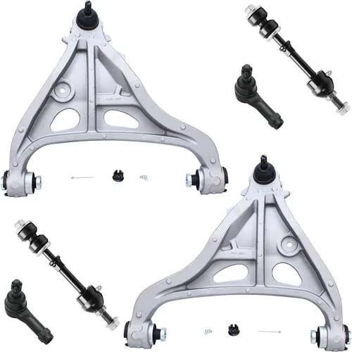 Miniatura 141 de Detroit Axle - Kit de extremo delantero para Chrysler 300 Dodge Charge Challenger 2011-2023, 2 brazos de control inferiores traseros 2 rótulas