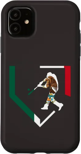 Miniatura 6 de Funda para iPhone 12 Pro Max Mexico High School Baseball Player Mexican Flag Home Plate Case