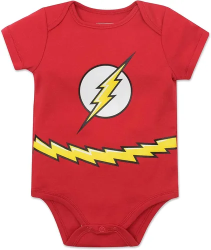 Miniatura 3 de WARNER BROS DC Comics Justice League Green Lantern The Flash Superman Batman Baby 5 Pack Bodysuits Newborn to Infant