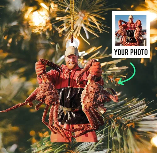 Miniatura 33 de LOVELYPOD Adorno de foto personalizado,Árbol de adorno de Navidad personalizado, Adorno de forma plana 2D de foto personalizada, Foto personalizada