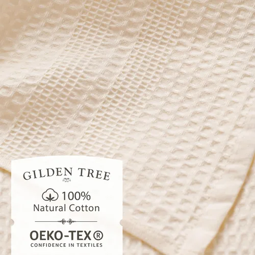 Miniatura 2 de GILDEN TREE Toallas de baño grandes de punto gofre, toallas de baño de secado rápido, toallas de baño delgadas de 40 x 80 pulgadas, toallas de baño